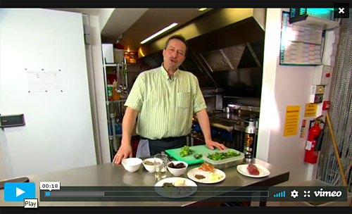 Watch video recipes from French chef Michel Lemoine of Michel's Kitchen near Bristol